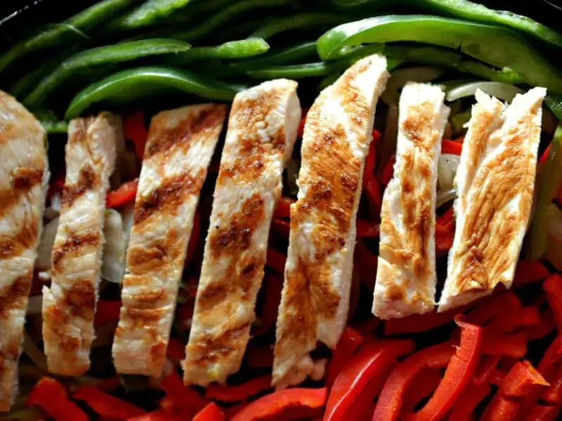 Batch Chicken Fajita Filling
