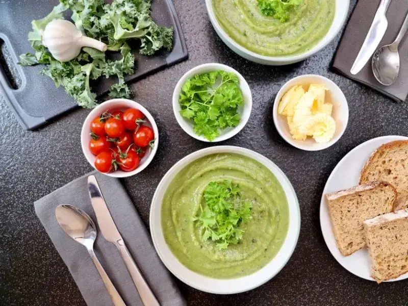 Blended Butter Bean & Tomato Soup