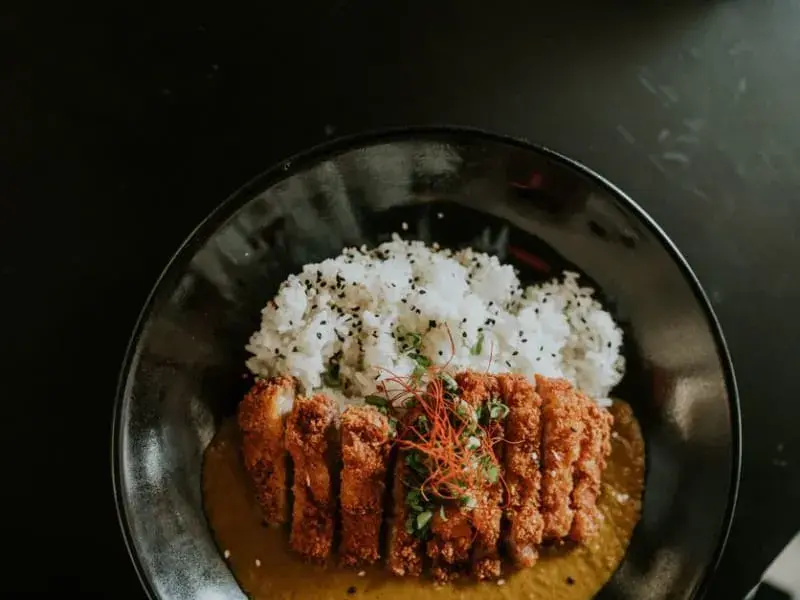 Chicken Katsu-Style Curry with Rice