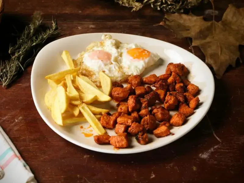 Chorizo & Potato Hash with Fried Egg