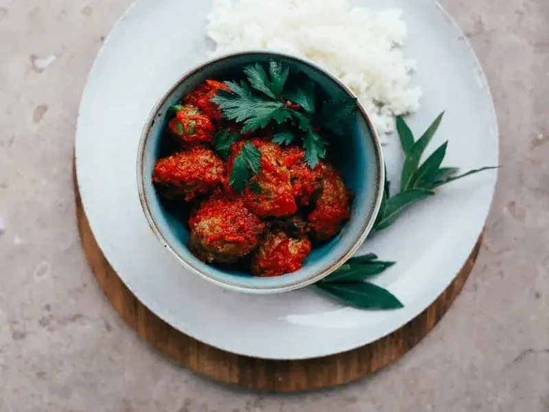 Freezer Meatballs in Tomato Sauce
