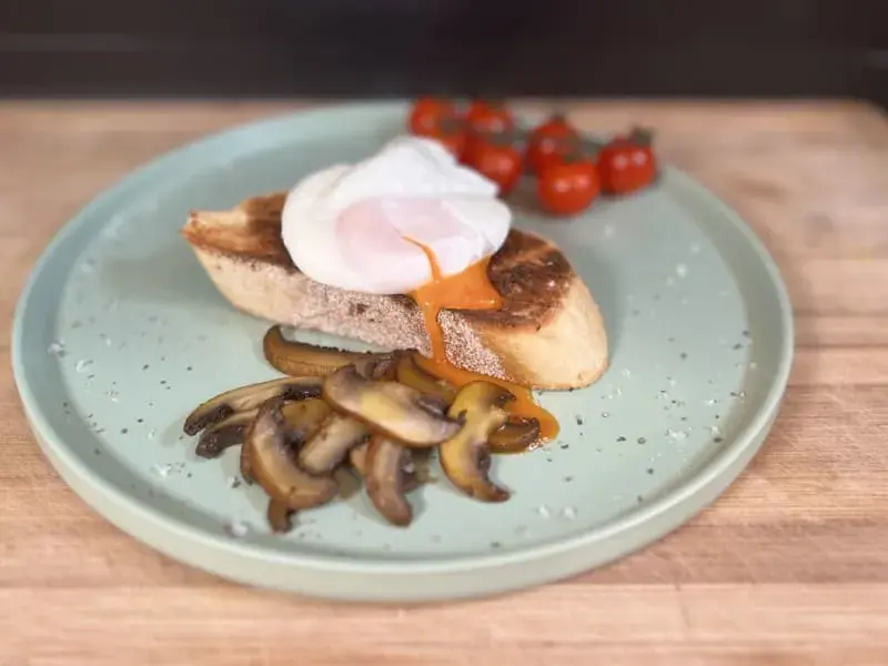 Garlic Butter Mushrooms on Toast