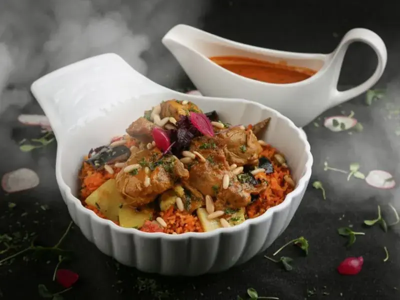Moroccan-Style Chicken & Chickpea Tagine