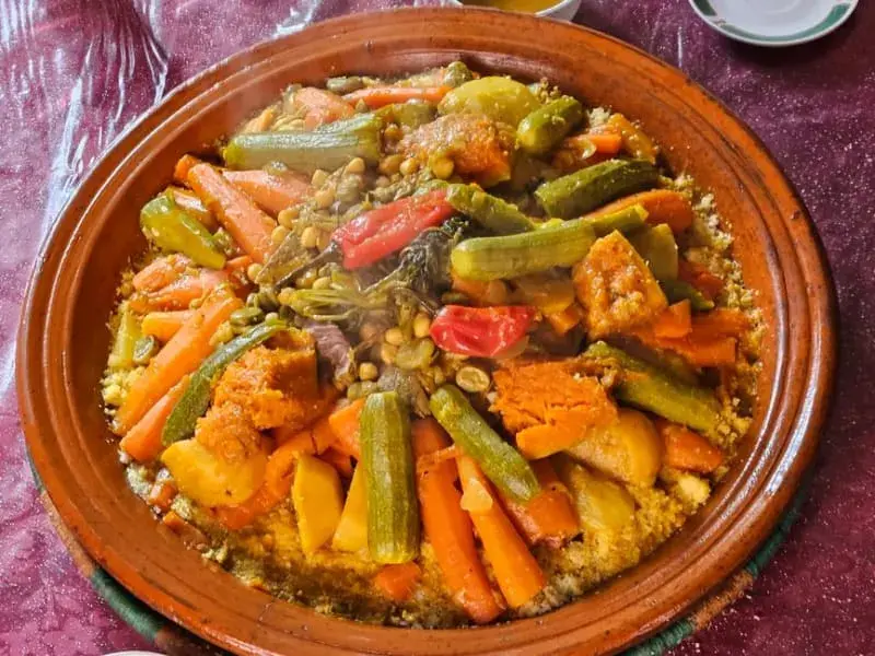 Moroccan-Style Chickpea & Vegetable Tagine