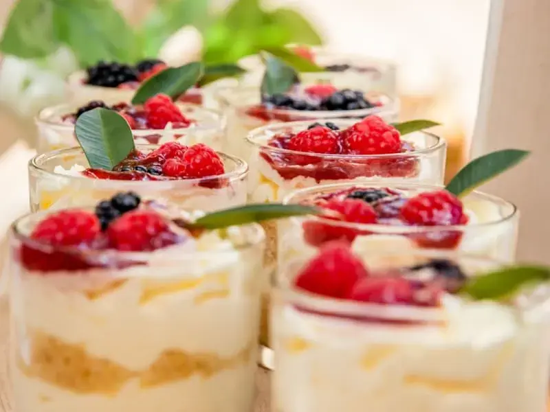 No-Bake Lemon Cheesecake Pots