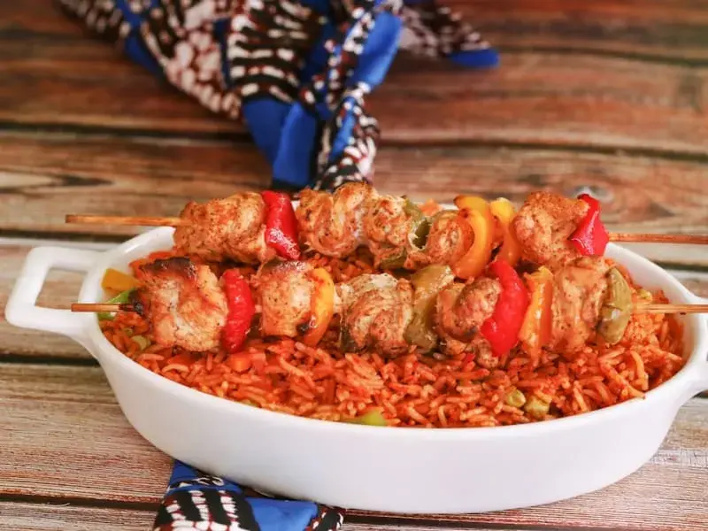 One-Pot Chicken Thigh & Rice Bake
