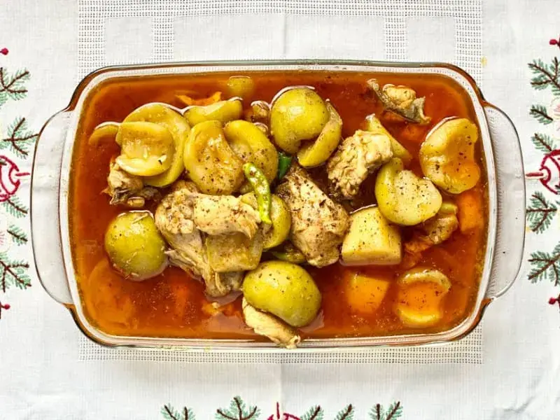 One-Pot Fish Stew with Potatoes & Tomatoes