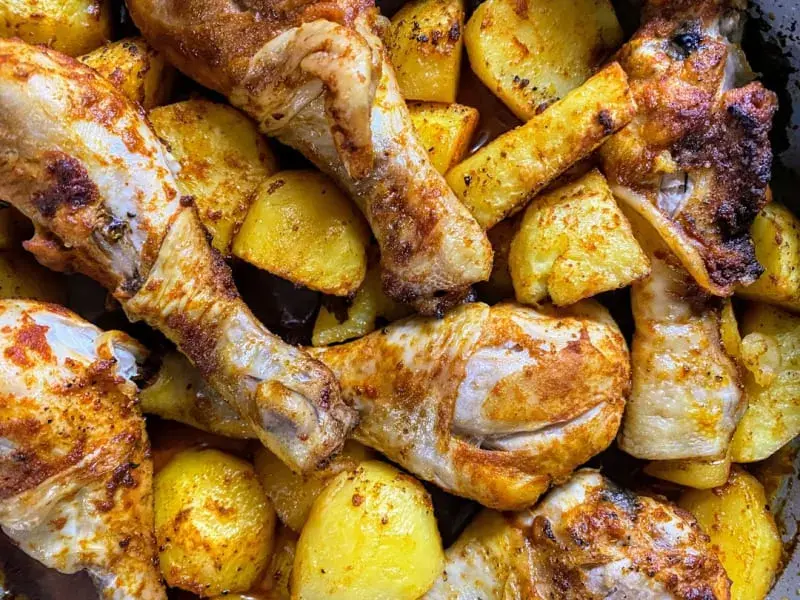 One-Tray Lemon Herb Chicken & Potatoes