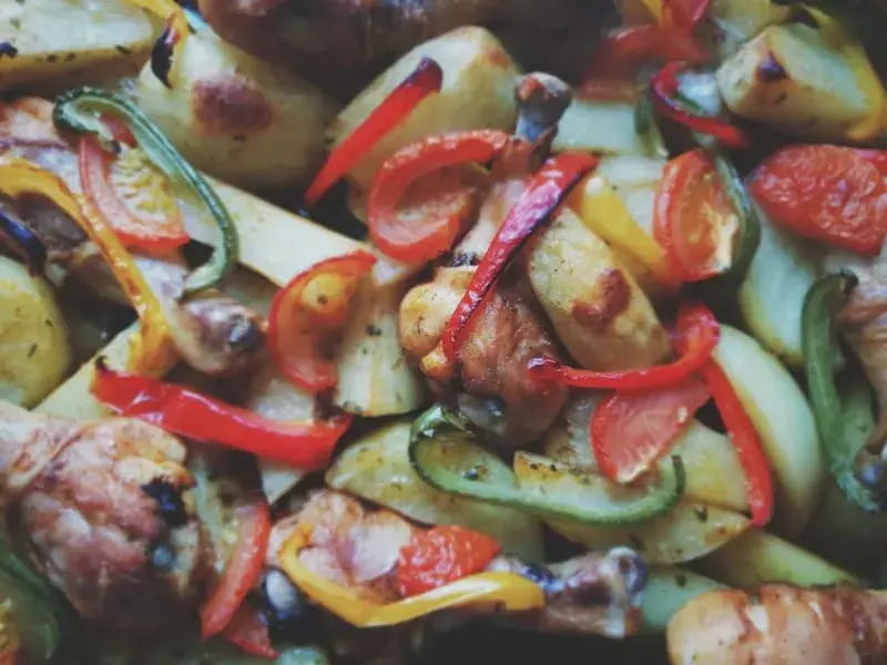 Sheet-Pan Sausage & Root Veg Traybake
