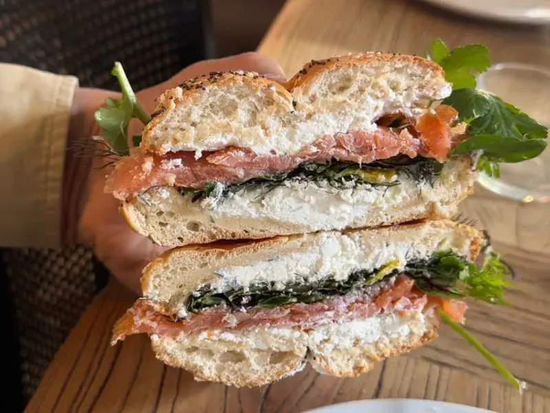 Smoked Salmon & Cream Cheese Bagel