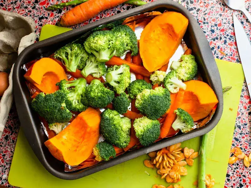 Vegetable & Lentil Tray Roast
